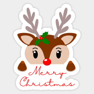 Rudolph The Red Nosed Reindeer 🔴 Sticker